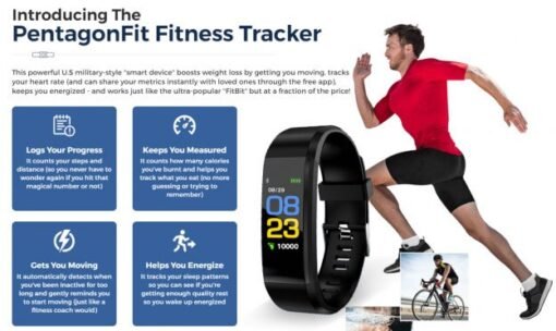 Get 3 Free Smart Watch PentagonFit Heart Rate Monitor