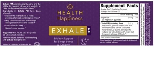 Exhale PM Helps Fall Asleep & Stay Asleep All Night